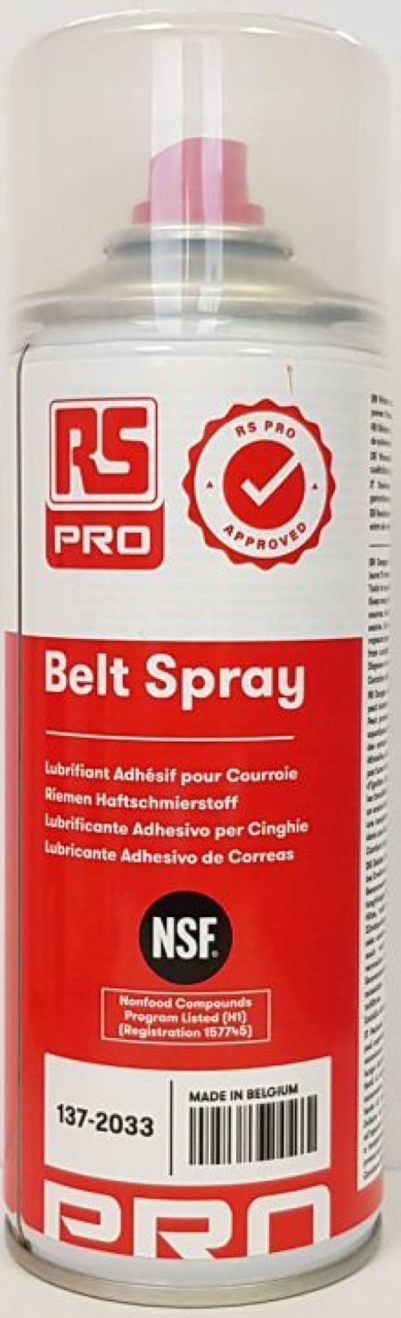 Rocol Lubricant Polymer Belt Dressing Spray - Food Safe